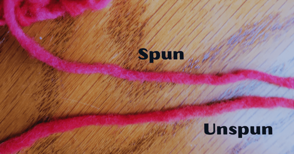 comparison of spun vs unspun pencil roving