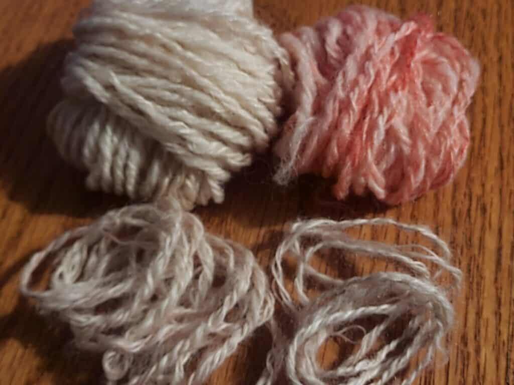 various mohair and mohair blend yarns