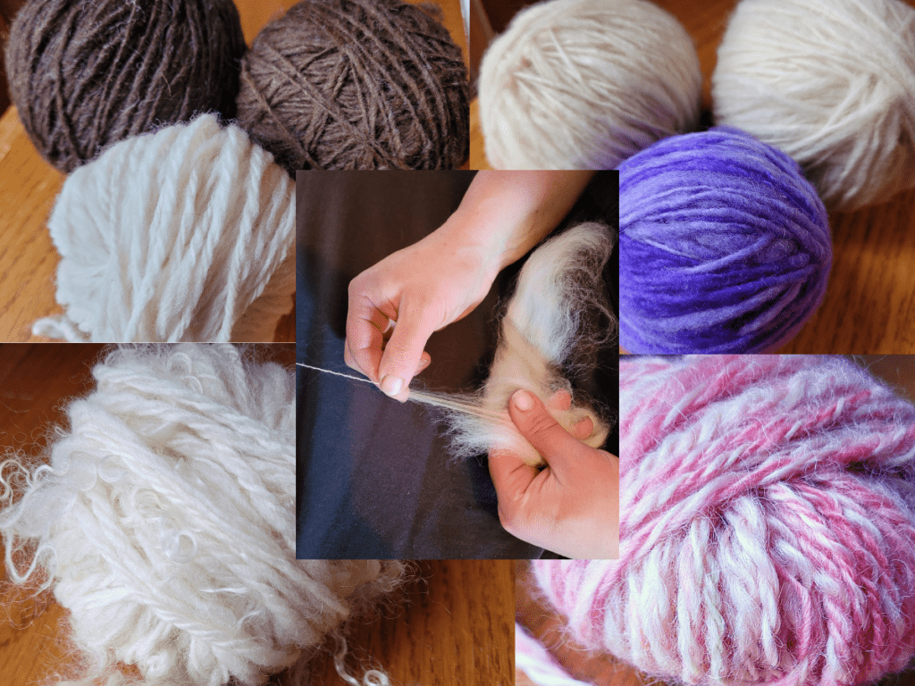 variety of yarns