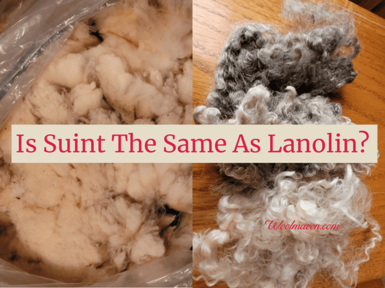 Is Suint The Same As Lanolin In Unwashed Wool?